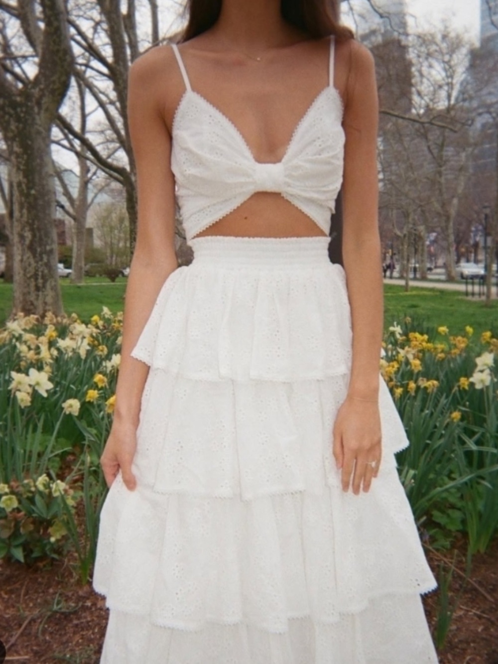 NWT Hill House White Skirt Set - the Celine top & Noemi skirt M